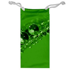 Green Drops Jewelry Bag