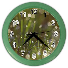 Waterdrops Wall Clock (color) by Siebenhuehner