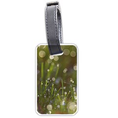 Waterdrops Luggage Tag (one Side) by Siebenhuehner