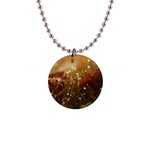 Waterdrops Button Necklace Front