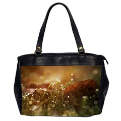 Waterdrops Oversize Office Handbag (two Sides)