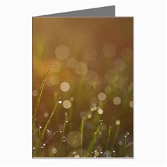 Waterdrops Greeting Card by Siebenhuehner