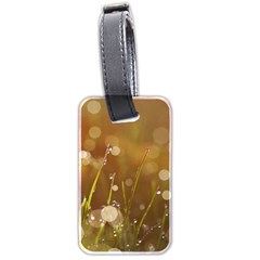 Waterdrops Luggage Tag (two Sides) by Siebenhuehner