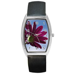 Daisy Tonneau Leather Watch by Siebenhuehner