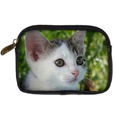 Young Cat Digital Camera Leather Case by Siebenhuehner