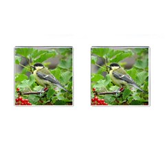 Songbird Cufflinks (square) by Siebenhuehner