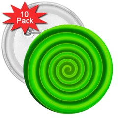 Modern Art 3  Button (10 Pack)