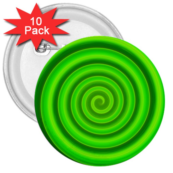 Modern Art 3  Button (10 pack)