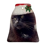 CHRISTMAS KITTY Bell Ornament (Two Sides) Front