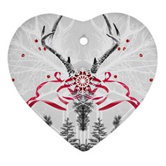 Christmas Collage Heart Ornament by Contest1764179