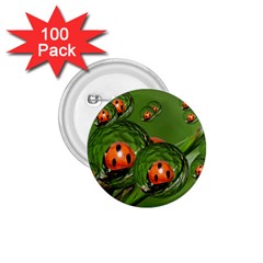 Ladybird 1 75  Button (100 Pack) by Siebenhuehner