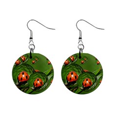 Ladybird Mini Button Earrings by Siebenhuehner