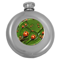 Ladybird Hip Flask (round) by Siebenhuehner
