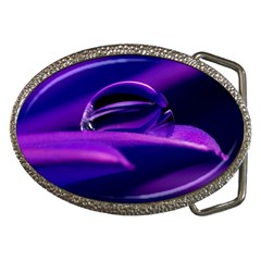 Waterdrop Belt Buckle (oval) by Siebenhuehner