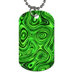 Modern Art Dog Tag (one Sided) by Siebenhuehner