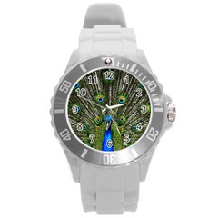 Peacock Plastic Sport Watch (large) by Siebenhuehner