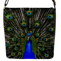 Peacock Flap Closure Messenger Bag (small) by Siebenhuehner