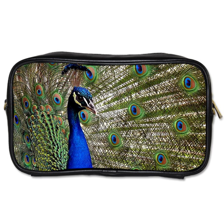 Peacock Travel Toiletry Bag (One Side)