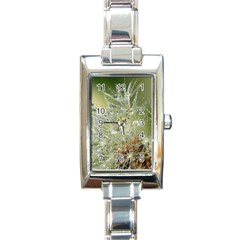 Dandelion Rectangular Italian Charm Watch by Siebenhuehner