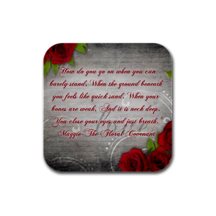 Maggie s Quote Drink Coasters 4 Pack (Square)