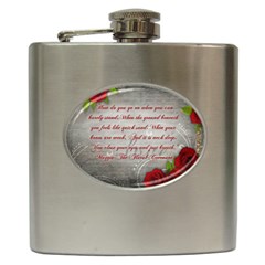 Maggie s Quote Hip Flask by AuthorPScott