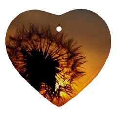 Dandelion Heart Ornament