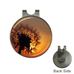 Dandelion Hat Clip with Golf Ball Marker