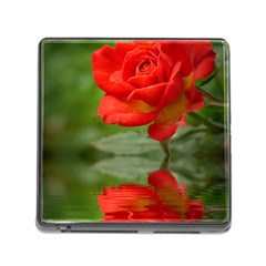 Rose Memory Card Reader With Storage (square) by Siebenhuehner