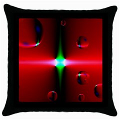 Magic Balls Black Throw Pillow Case by Siebenhuehner