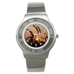 Sunset Stainless Steel Watch (unisex) by Siebenhuehner