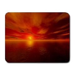 Sunset Small Mouse Pad (rectangle) by Siebenhuehner