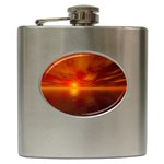 Sunset Hip Flask Front