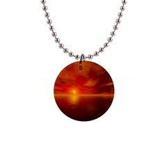 Sunset Button Necklace