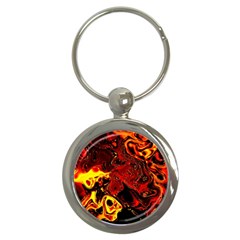 Fire Key Chain (round)
