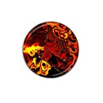 Fire Golf Ball Marker 10 Pack (for Hat Clip) Front