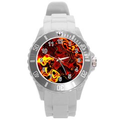 Fire Plastic Sport Watch (large) by Siebenhuehner