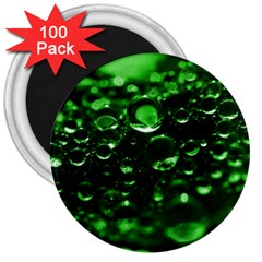 Waterdrops 3  Button Magnet (100 Pack) by Siebenhuehner