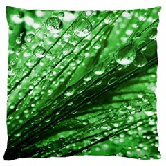 Waterdrops Large Cushion Case (two Sided)  by Siebenhuehner