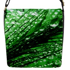 Waterdrops Flap Closure Messenger Bag (small) by Siebenhuehner