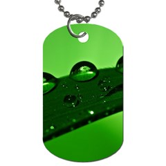 Waterdrops Dog Tag (one Sided) by Siebenhuehner