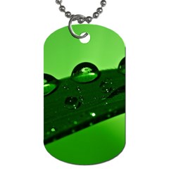 Waterdrops Dog Tag (two-sided)  by Siebenhuehner