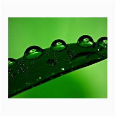 Waterdrops Glasses Cloth (small, Two Sided) by Siebenhuehner