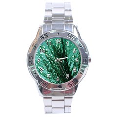 Waterdrops Stainless Steel Watch (men s) by Siebenhuehner