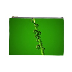 Waterdrops Cosmetic Bag (large) by Siebenhuehner