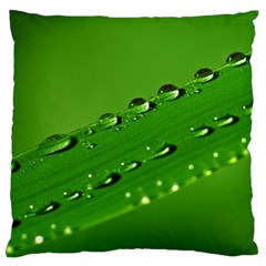 Waterdrops Large Cushion Case (single Sided)  by Siebenhuehner