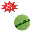 Waterdrops 1  Mini Button Magnet (100 pack) Front