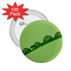 Waterdrops 2 25  Button (100 Pack) by Siebenhuehner