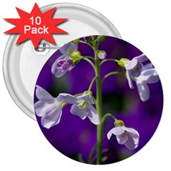 Cuckoo Flower 3  Button (10 Pack) by Siebenhuehner