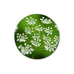 Queen Anne s Lace Magnet 3  (Round) Front