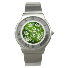 Queen Anne s Lace Stainless Steel Watch (unisex) by Siebenhuehner